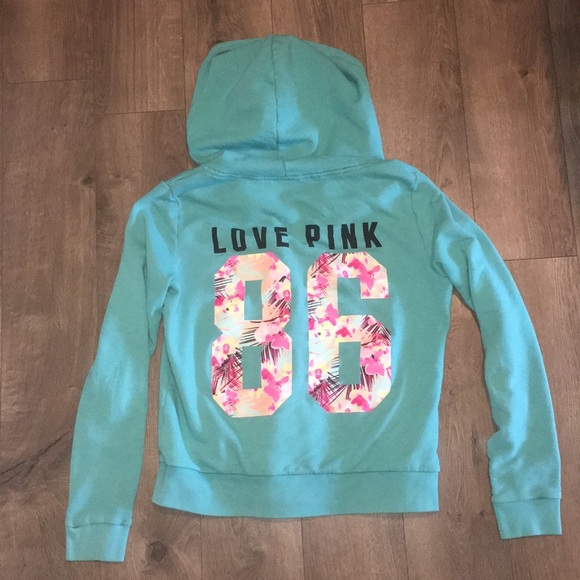 PINK Victoria's Secret Tops - VS Pink zip-up Sweatshirt